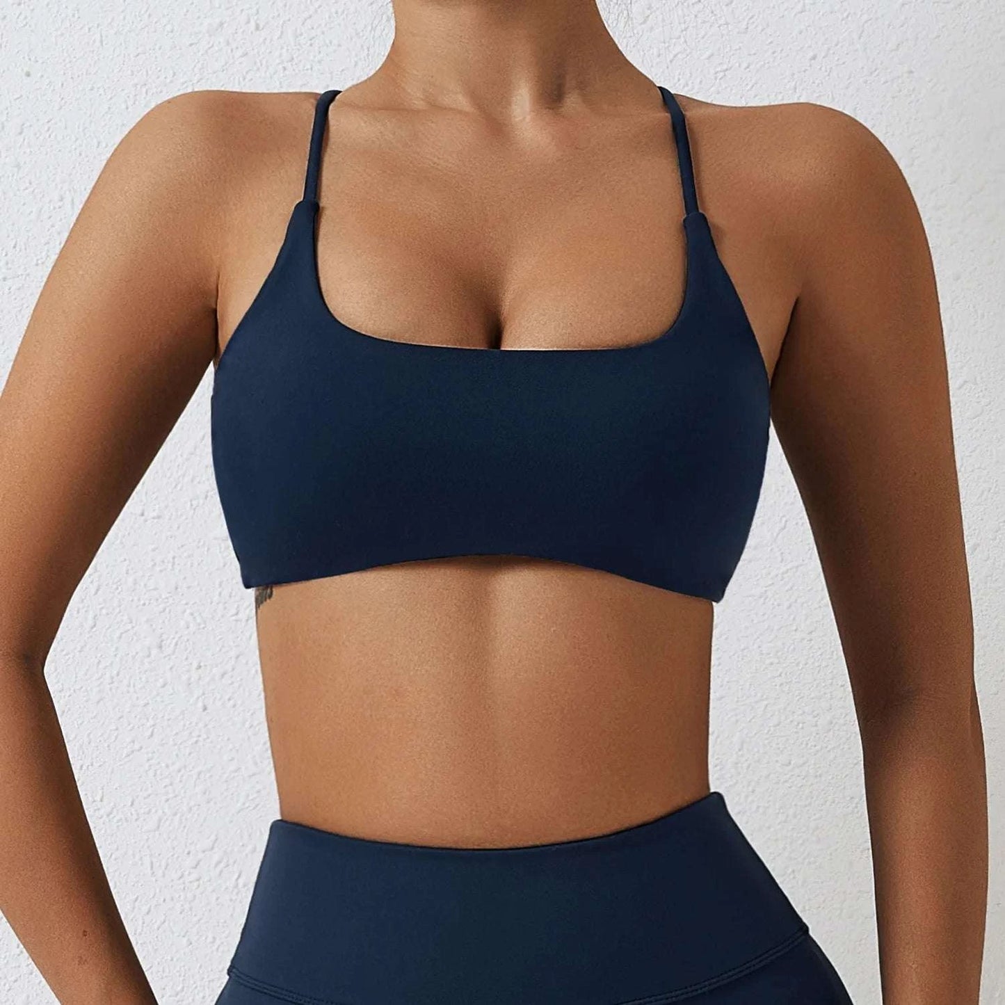 Shop All I Want Deep Blue / S SHOP ALL I WANT Comfortable & Sexy Yoga Bra 🧘‍♀️💪 #FitnessStyle