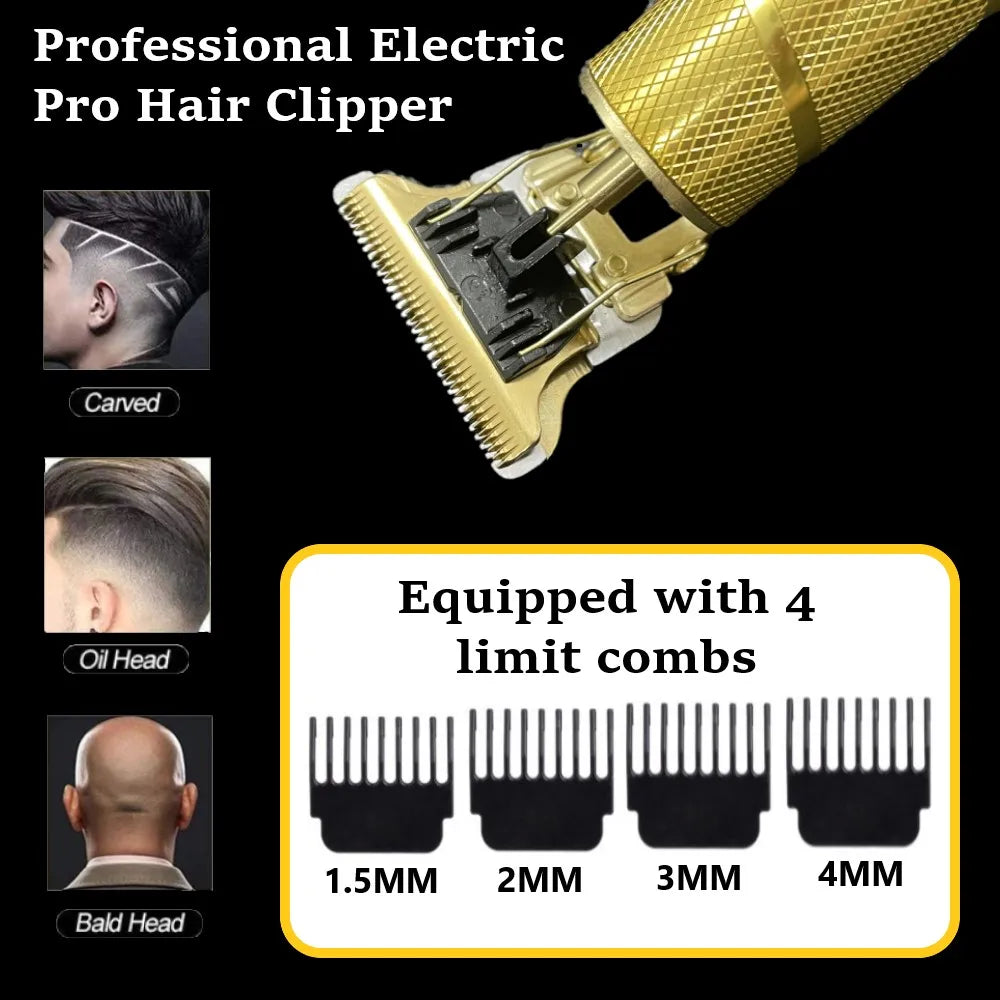 Electric Hair Trimmer | Wireless Clipper for Men’s Professional Hair Cutting ✂️