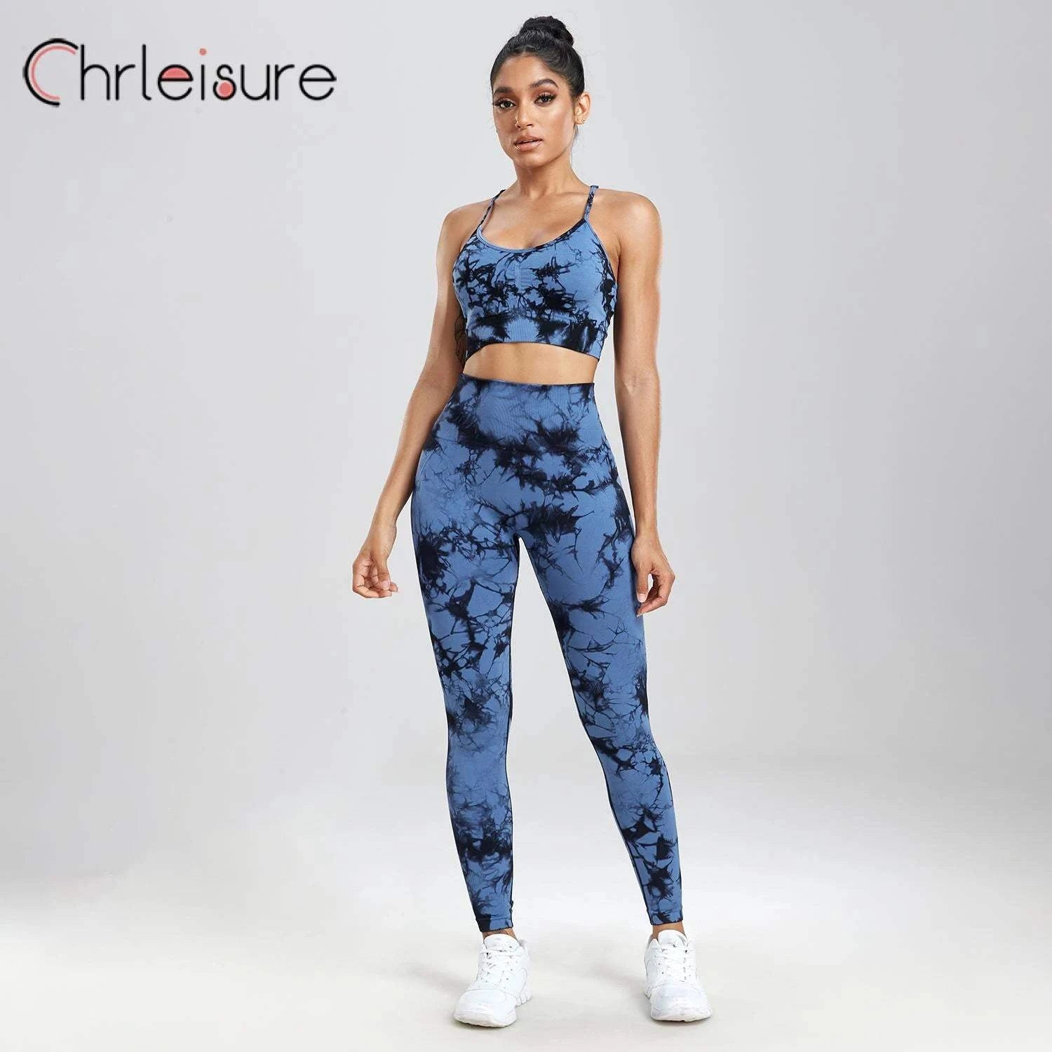 Shop All I Want Shop All I Want Tie-Dye Yoga Set 🌈💪 #FitnessFashion