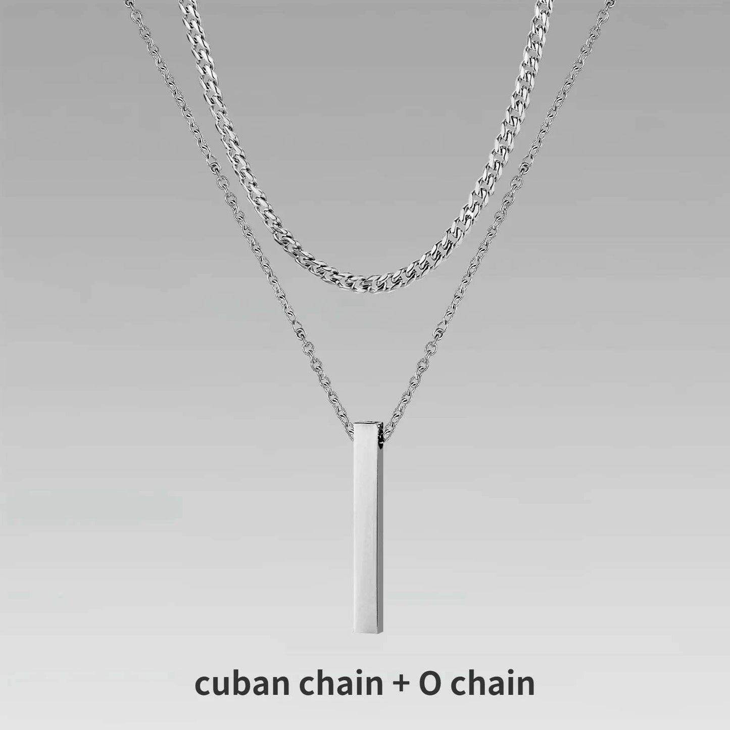 Shop All I Want PN-1331S NC-003S-50 SHOP ALL I WANT Vertical Bar Necklaces