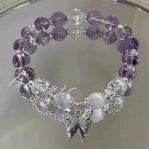 Shop All I Want AYA6134002 Shop All I Want 🌸 New Beads & Crystal Bracelet – Perfect Best Friend Jewelry Gift 2024 🎁