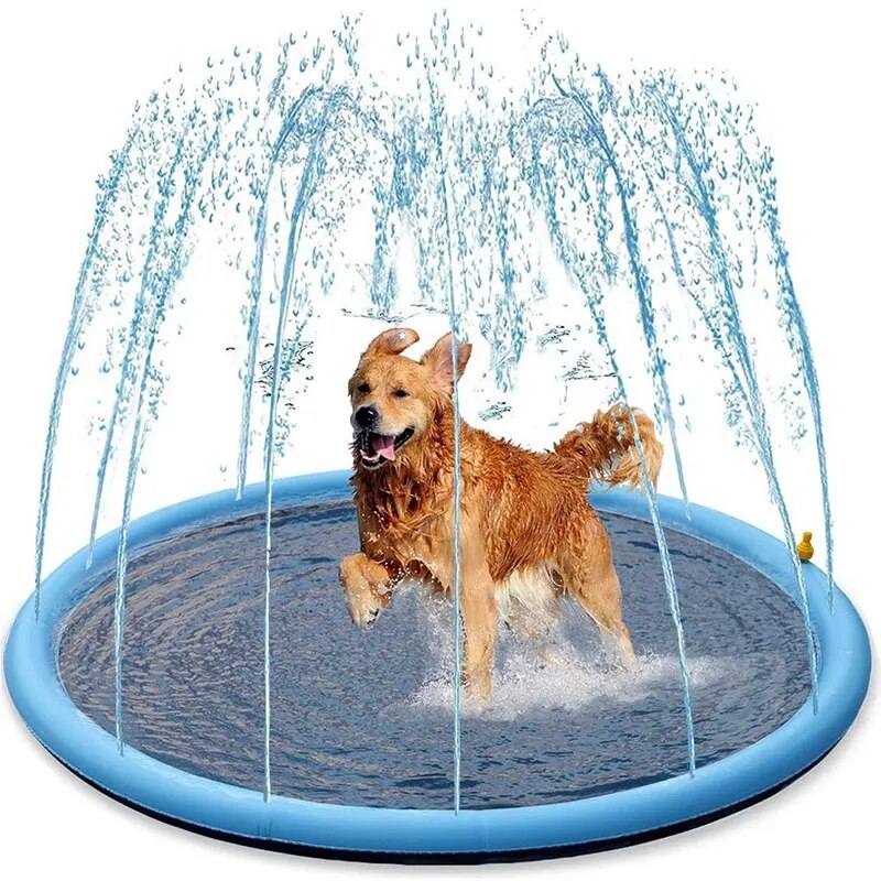 Shop All I Want Pet Sprinkler Pad / 100x100cm SHOP ALL I WANT Summer Cool Pet Sprinkler and Swimming Pool