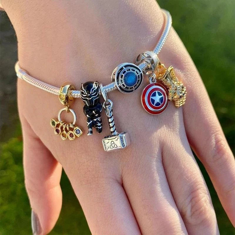 Shop All I Want Shop All I Want 🦸‍♀️ 925 Silver Bead for Pandora, Marvel Jewelry Gift 🎁