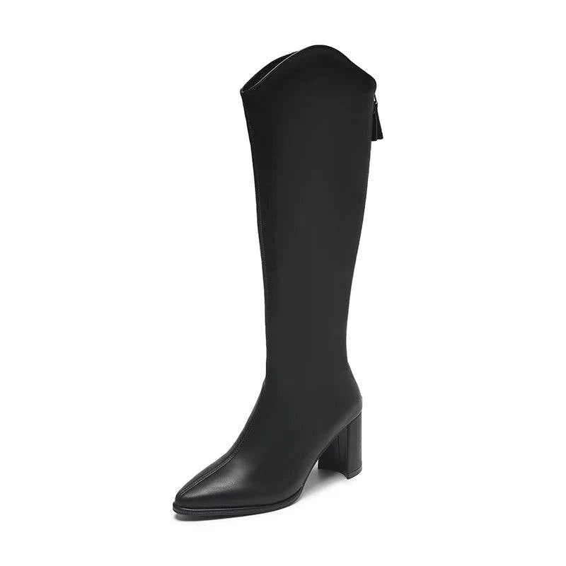 Plus Size High Heel Boots – Stylish, Comfortable, Wide-Calf Knee-High Boots for Women 👢✨