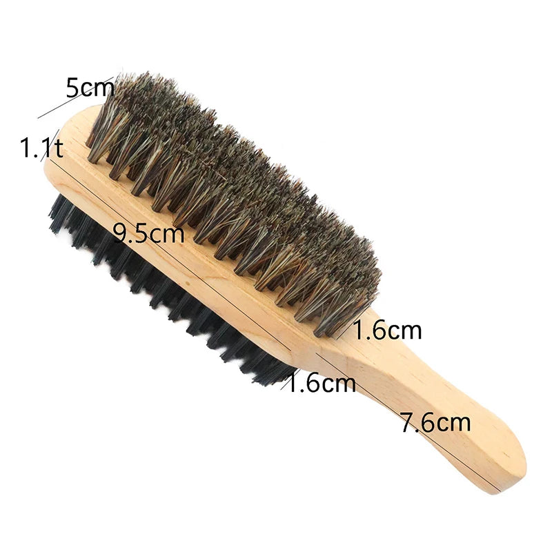 Eco-Friendly Boar Bristle Shaving Brush | Portable Men’s Beard Brush 🌿