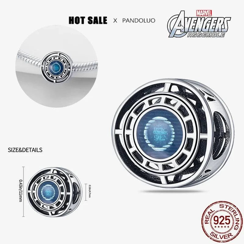 Shop All I Want M9 Shop All I Want 🦸‍♀️ 925 Silver Bead for Pandora, Marvel Jewelry Gift 🎁