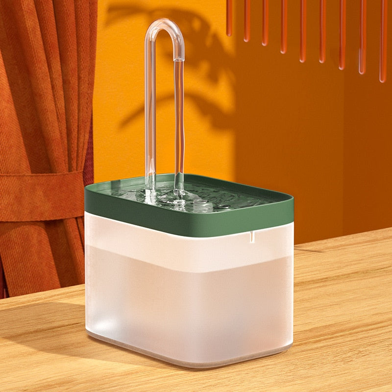 Shop All I Want Green white / USB Plug SHOP ALL I WANT Ultra-Quiet Cat Water Fountain