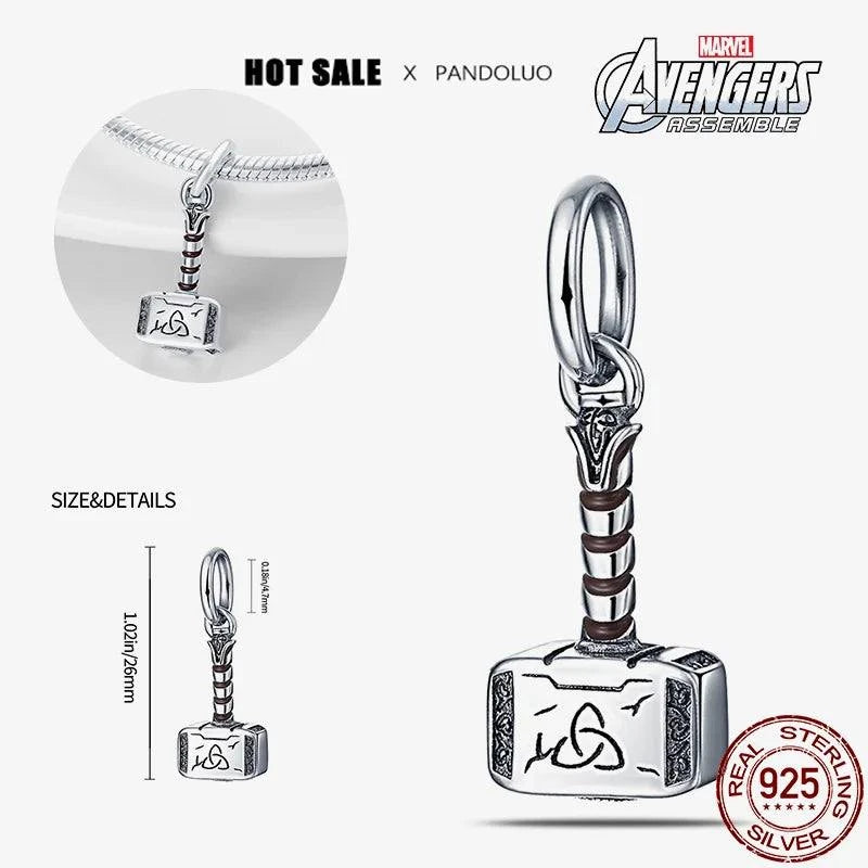 Shop All I Want M7 Shop All I Want 🦸‍♀️ 925 Silver Bead for Pandora, Marvel Jewelry Gift 🎁