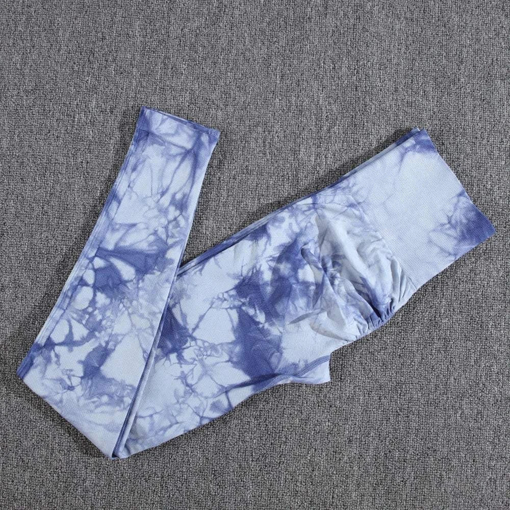 Shop All I Want Blue Pants / S Shop All I Want Tie-Dye Yoga Set 🌈💪 #FitnessFashion