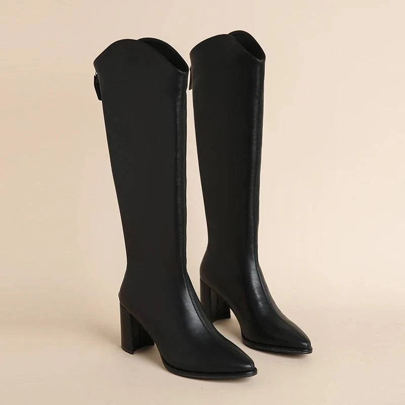 Plus Size High Heel Boots – Stylish, Comfortable, Wide-Calf Knee-High Boots for Women 👢✨