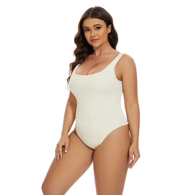 Tummy Control Jumpsuit – Light Control Open Crotch Shapewear Bodysuit 🌟✨