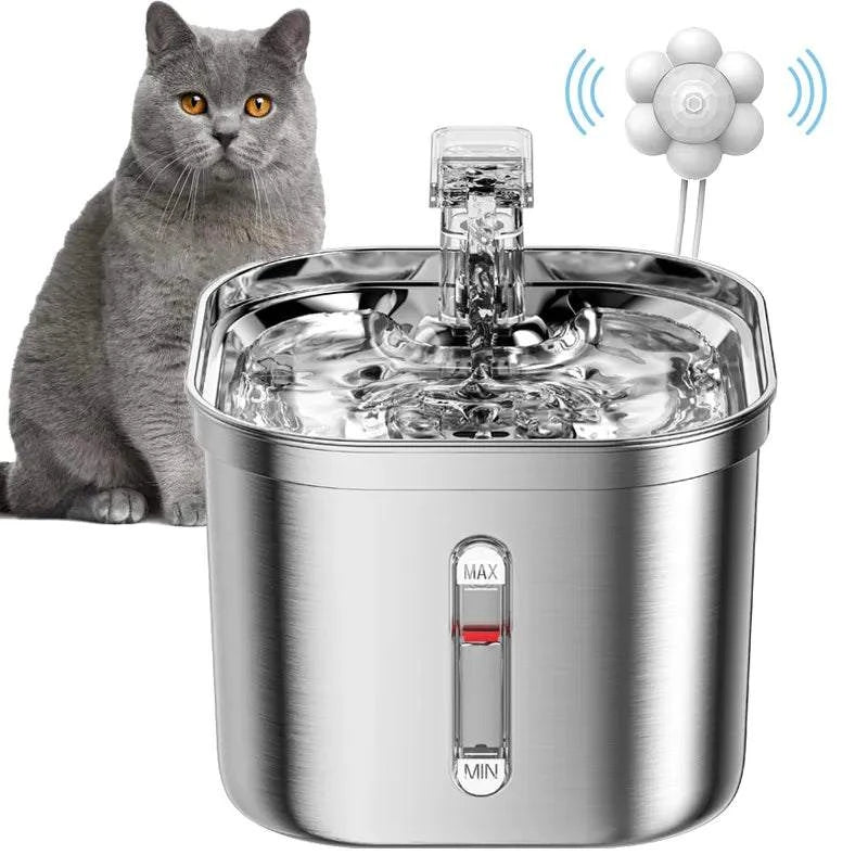 Shop All I Want SHOP ALL I WANT Stainless Steel Cat Fountain: Automatic, Ultra Quiet, Water Dispenser! 🐾💧