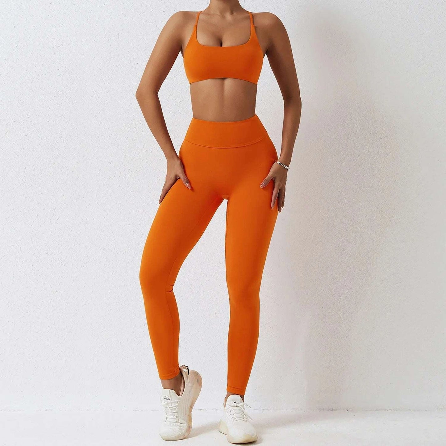 Shop All I Want Earl Orange 2 / S Shop All I Want Women's Yoga Set 🏋️‍♀️💕 #ActiveWear