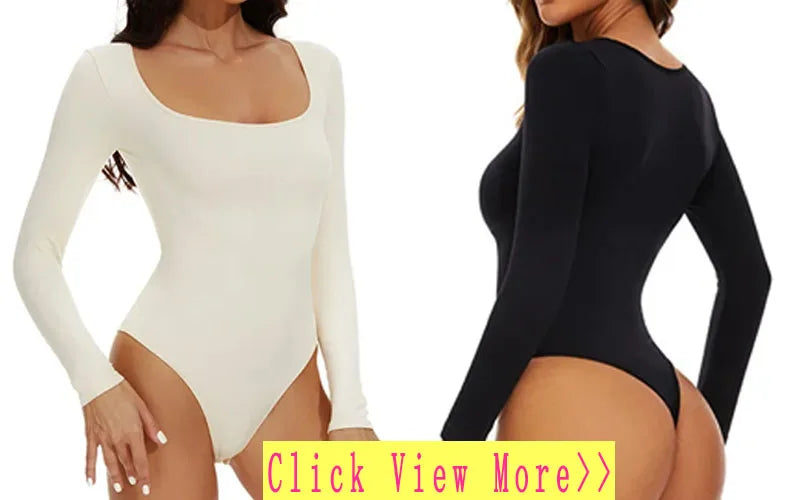 Seamless Short Sleeve Body Shaper – Open Crotch U Neck Tummy Control Shapewear for Women 💃✨