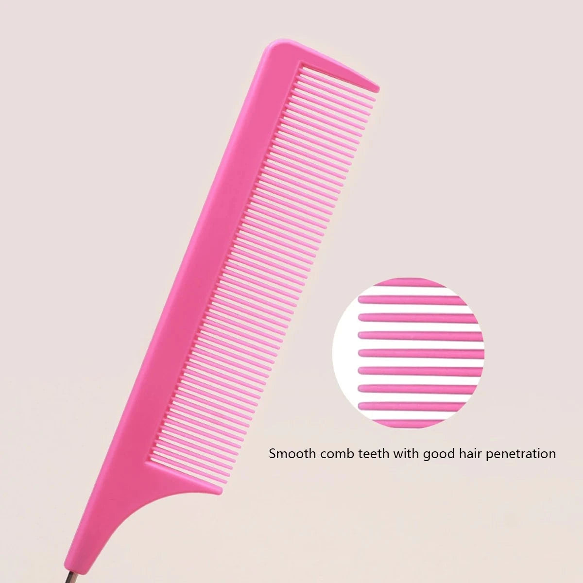 Shop All I Want Shop All I Want 💇‍♀️ Professional Pointed Tail Comb – Precise Styling, Anti-Static, Stainless Steel Hair Tool ✨