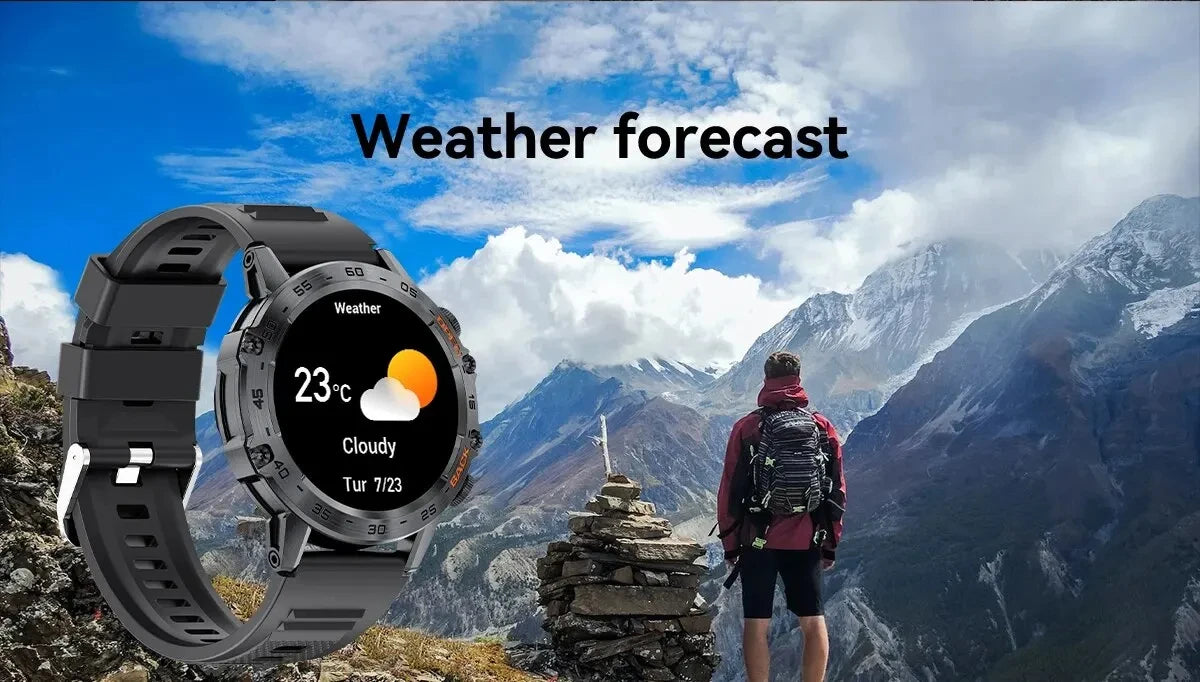 LIGE 1.39" Bluetooth Call Smart Watch – Outdoor Sport Fitness Tracker with Heart Rate & Health Monitoring for Android & iOS 📱⛰️