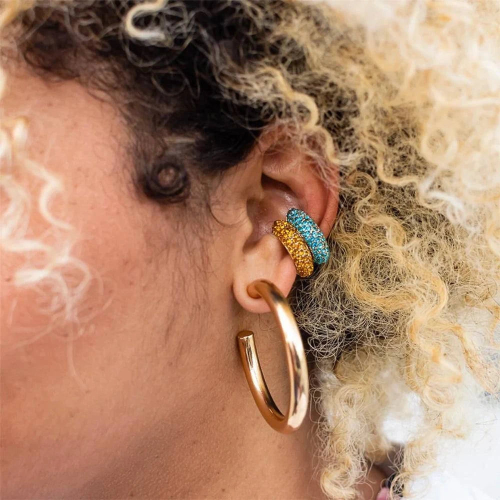 Shop All I Want SHOP ALL I WANT Oversize Gold Hoop Earring 🌟💫 #PunkJewelry