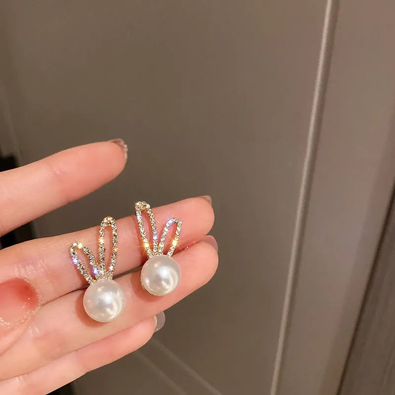 Shop All I Want 4 SHOP ALL I WANT French Gold Pearl Earrings 🌸 #KoreanFashion