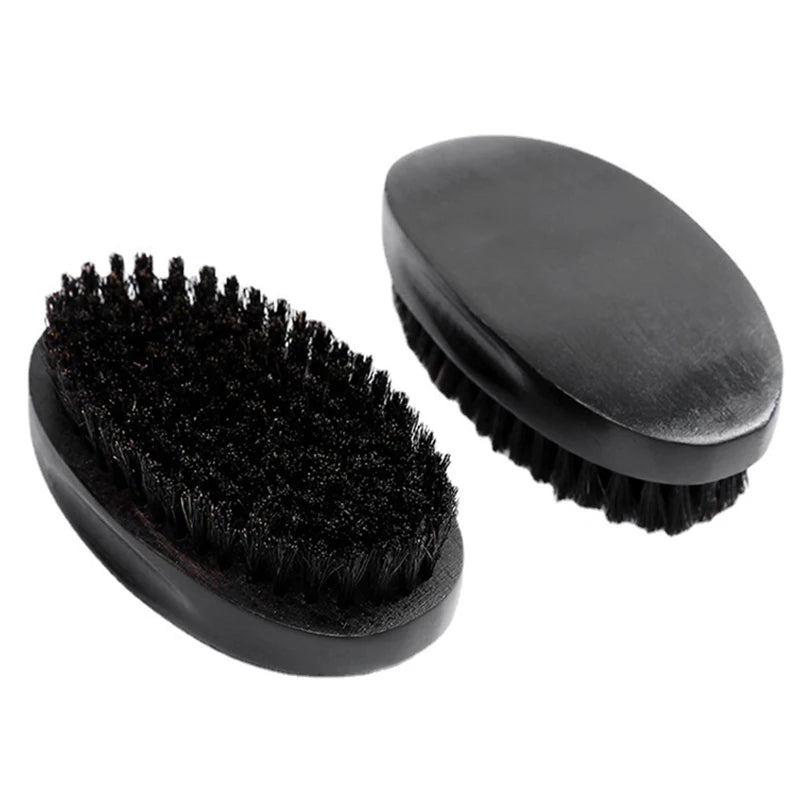 New MAN Hair Brush – Boar Bristle Beard & Shaving Comb for Face Massage and Hair Cleaning 🧔✨