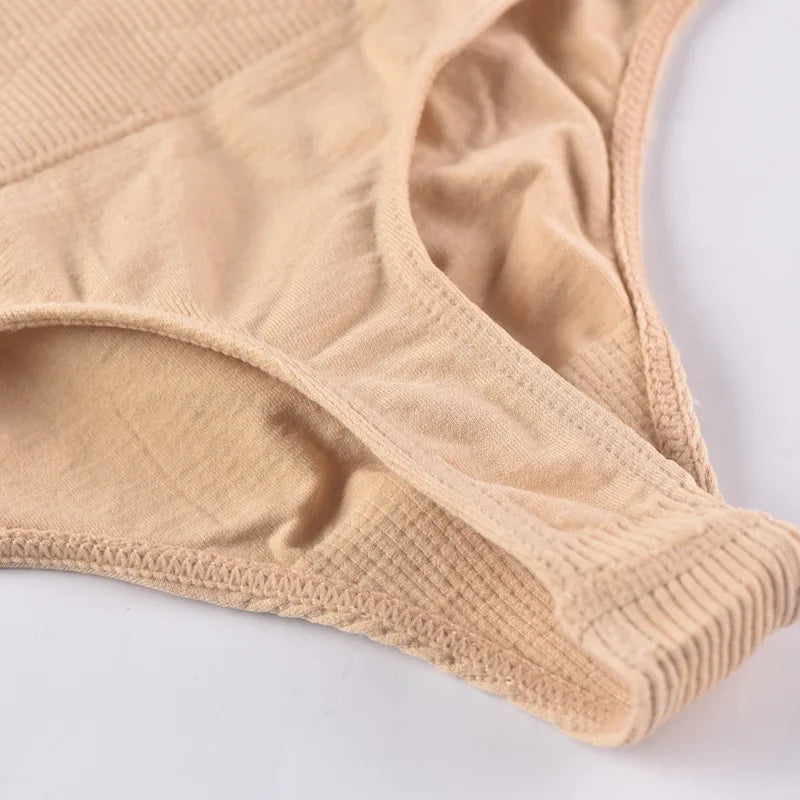 High Waist Tummy Control Panties – Thong Shaper & Butt Lifter Slimming Underwear for Women 🍑✨