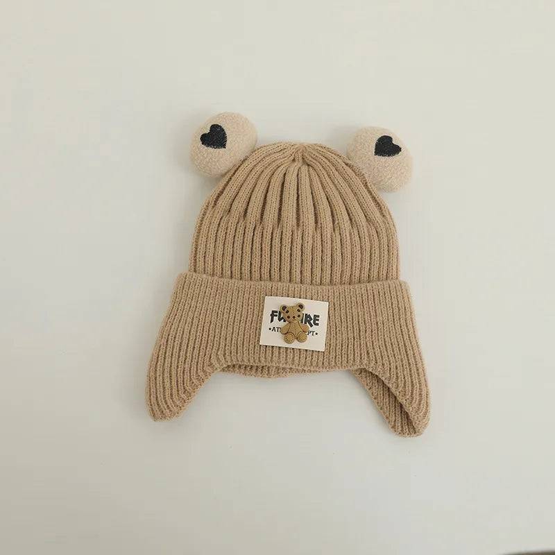 Shop All I Want Style2 D(46-52cm) SHOP ALL I WANT Cute Cartoon Bear Baby Beanie Cap 🐻👶