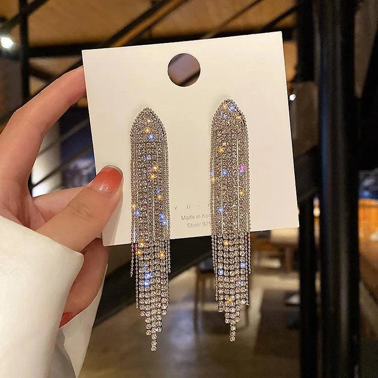 Shop All I Want ED181-2 SHOP ALL I WANT Unique Zircon Drip Earrings 🖤✨ #FashionJewelry