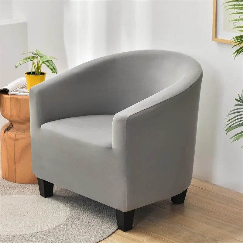 Solid Color Armchair Sofa Cover 🛋️🌟 - Shop All I Want