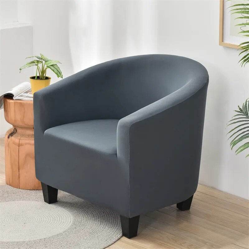 Solid Color Armchair Sofa Cover 🛋️🌟 - Shop All I Want