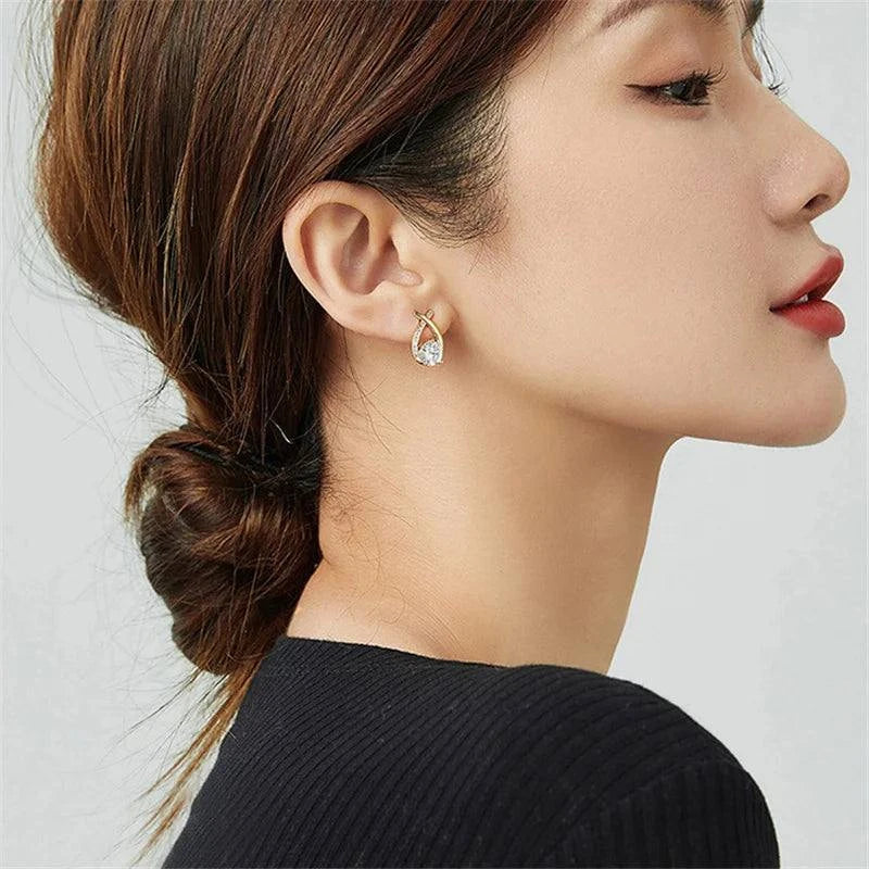 Shop All I Want SHOP ALL I WANT Cross Stud Earrings 🌟💖 #KoreanElegance