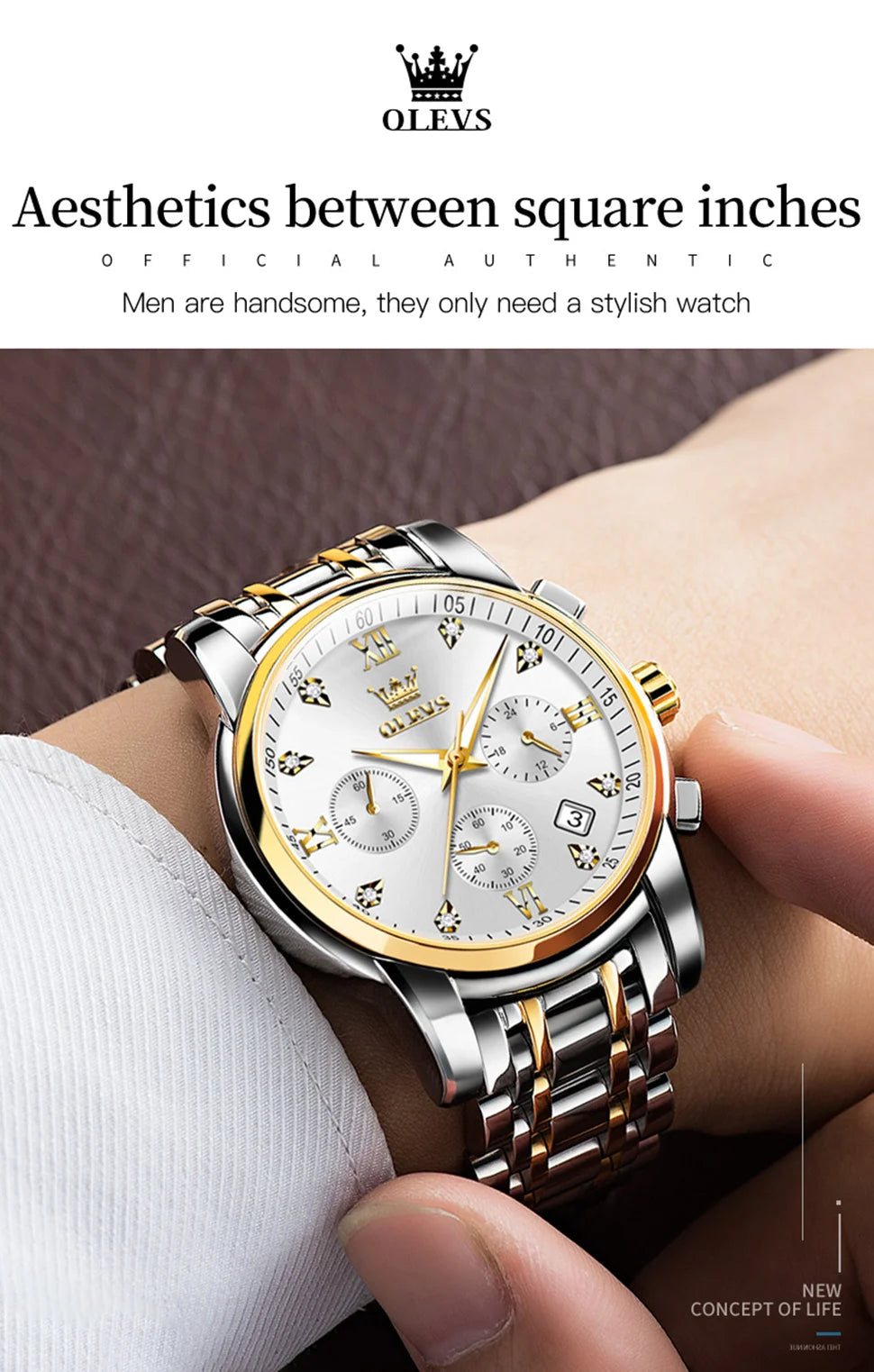 Top Brand Luxury Chronograph, Luminous Quartz Watch, Waterproof Stainless Steel Wristwatch ⌚💼