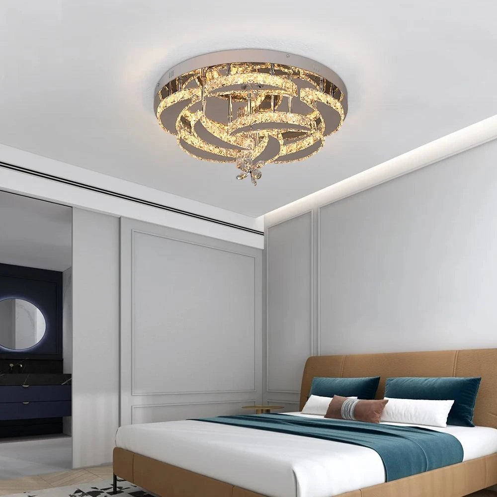 Chandelier Ceiling LampElevate your home decor with this stunning Modern Crystal LED Chandelier Ceiling Lamp. Crafted with crystal body material and a polished finish, this lamp is the perShop All I WantShop All I WantChandelier Ceiling Lamp