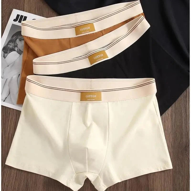 Shop All I Want SHOP ALL I WANT 🩲 3PCS Men's Cotton Boxer Shorts – Comfortable and Breathable