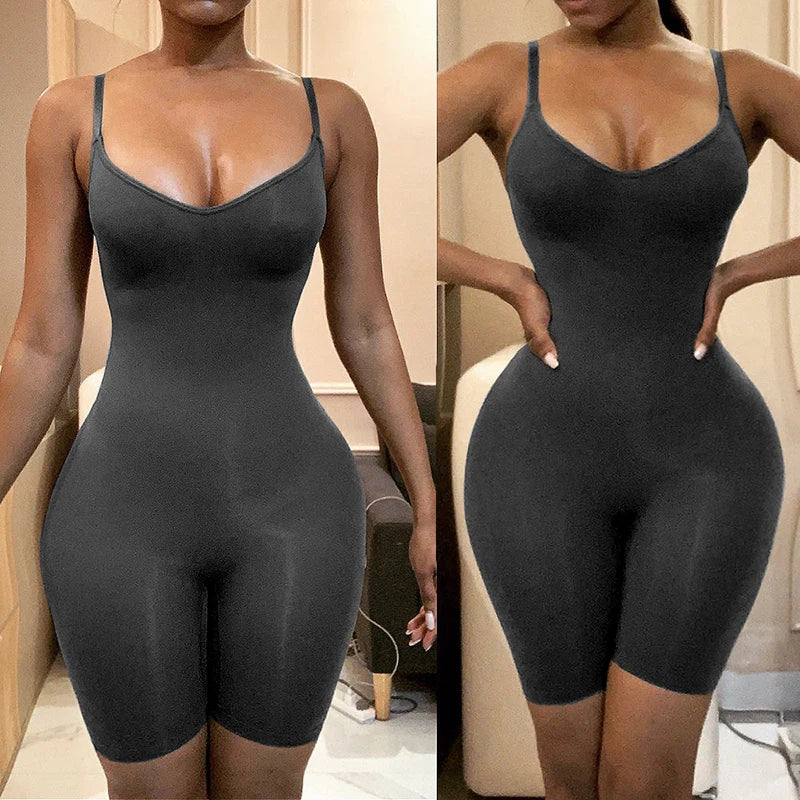 Seamless Body Shaper | Tummy Control Bodysuit for Women 🌟