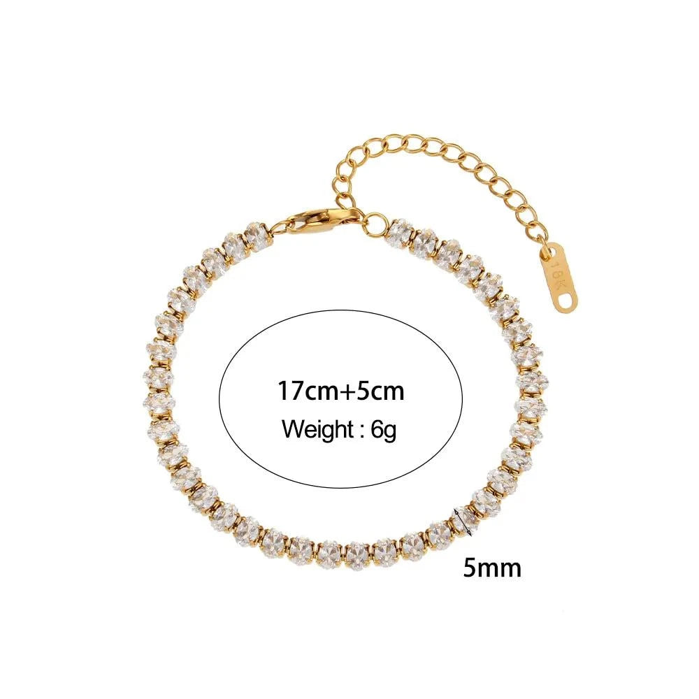 Shop All I Want Oval Bracelet SHOP ALL I WANT Minimalist Gold Men Bracelet