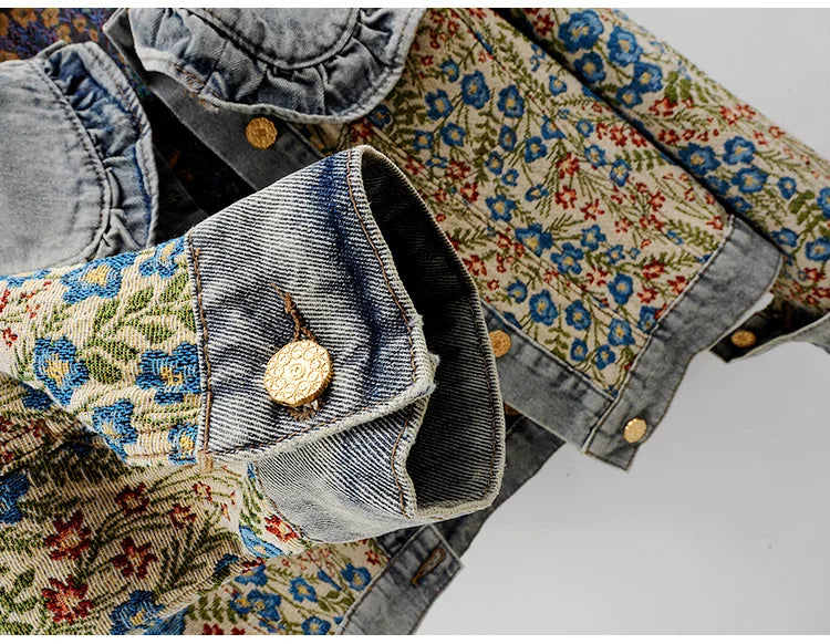 Denim Jacket for Women – Loose Short Cowboy Outerwear for Effortless Casual Style 🌼