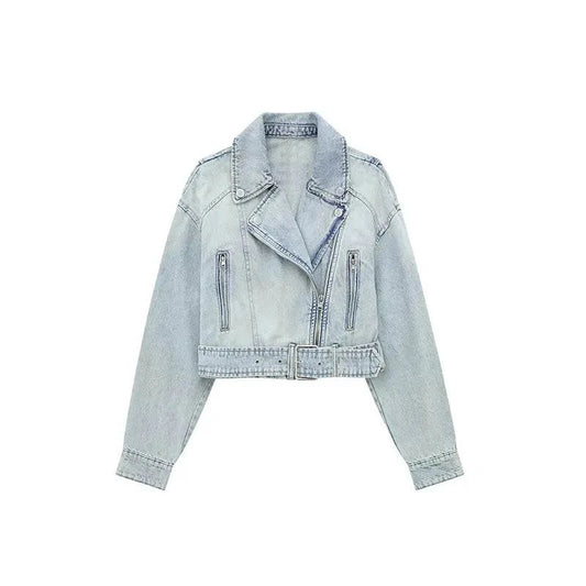 Denim Lapel JacketUpdate your wardrobe with this classic denim lapel jacket. A timeless piece that adds effortless style to any outfit. 👖✨SHOP ALL I WANTShop All I WantDenim Lapel Jacket