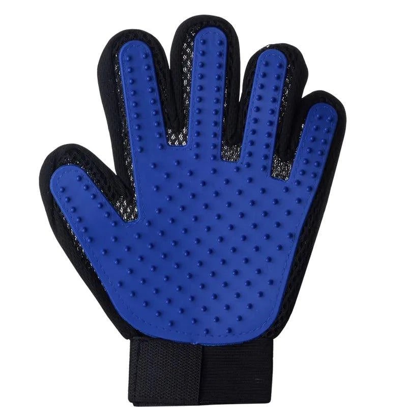 Shop All I Want Left Blue SHOP ALL I WANT Pet Hair Deshedding Brush Gloves