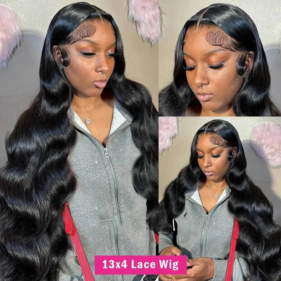 💁‍♀️ HD Lace Front Body Wave Wig – 13x6 Brazilian Hair, Transparent, On Sale, Choice of Bob Styles 🌟 - Shop All I Want