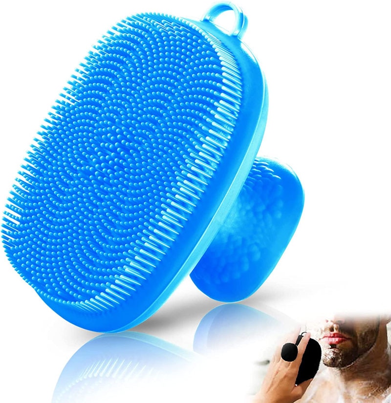 Shop All I Want Blue SHOP ALL I WANT Silicone Face Scrubber for Men and Women