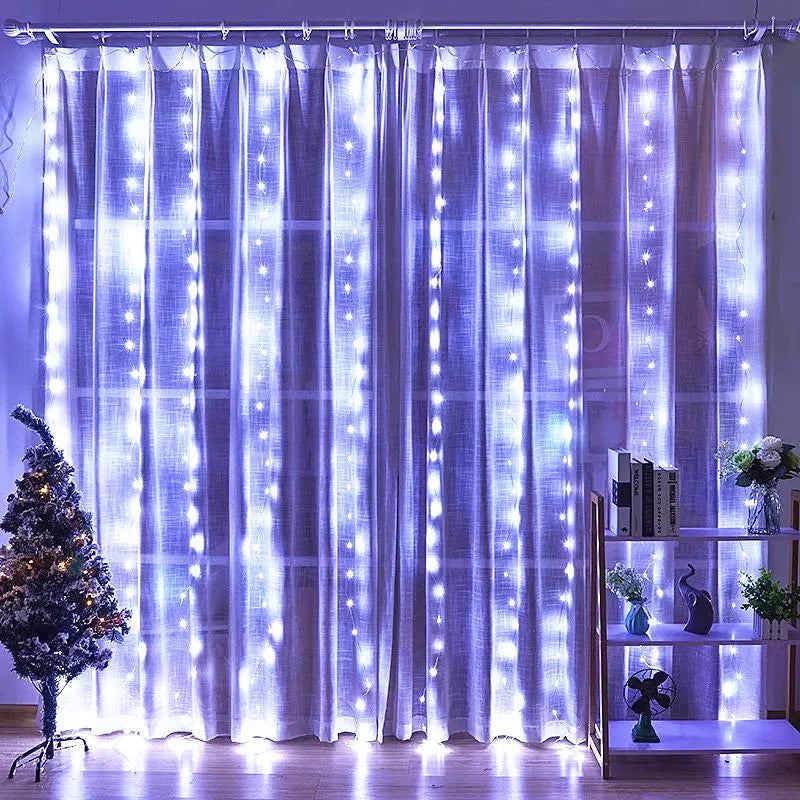 Shop All I Want White lights / 3X1M My Store Super Relaxing Curtain String Lights 🌟🏡