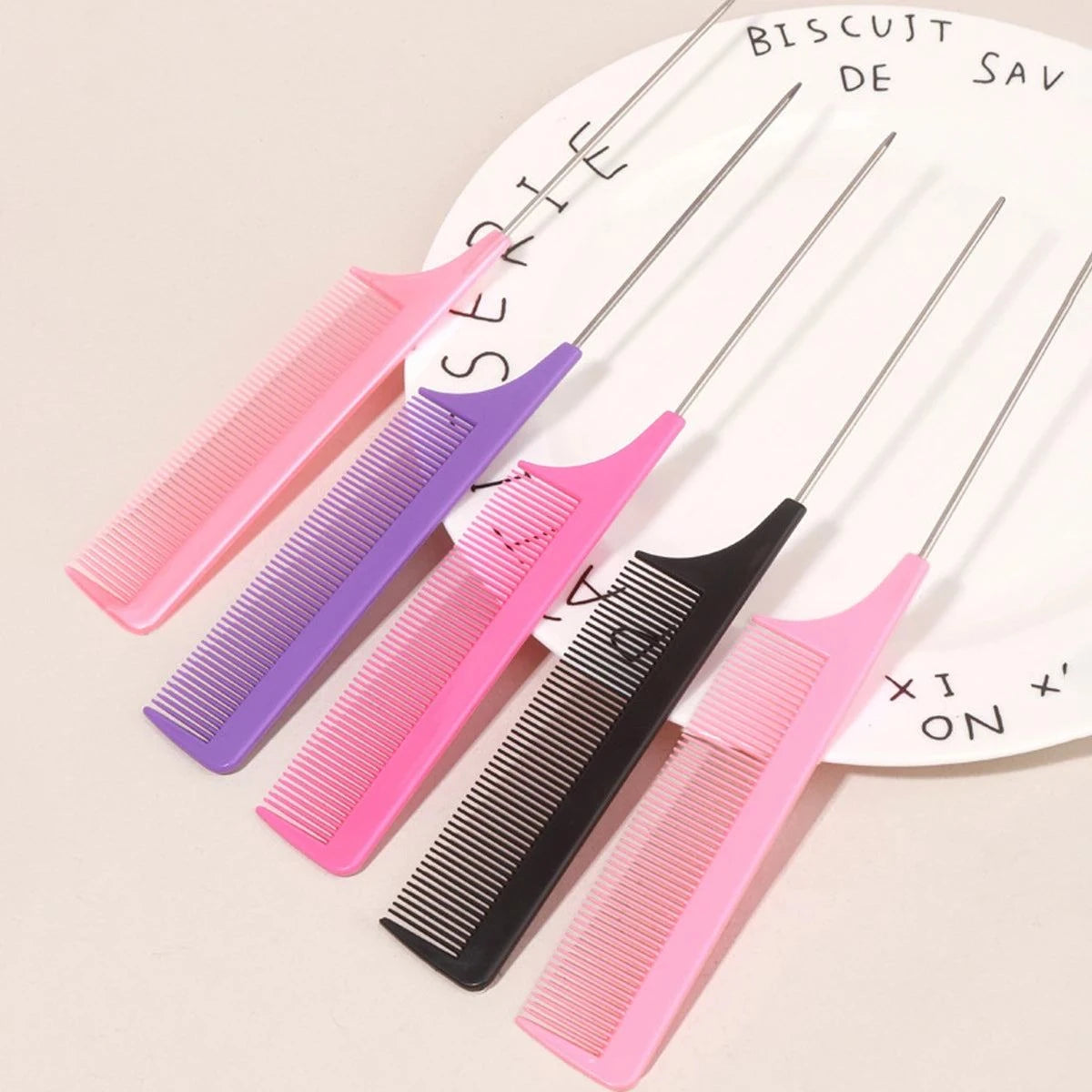 Shop All I Want Shop All I Want 💇‍♀️ Professional Pointed Tail Comb – Precise Styling, Anti-Static, Stainless Steel Hair Tool ✨