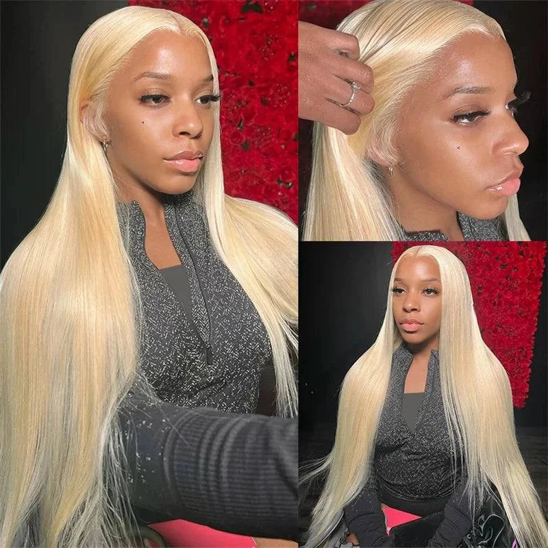 Shop All I Want SHOP ALL I WANT 🌟 613 Blonde Lace Front Wig – 13x6 HD Frontal, 13x4 Straight Brazilian Remy Hair for Women 💁‍♀️