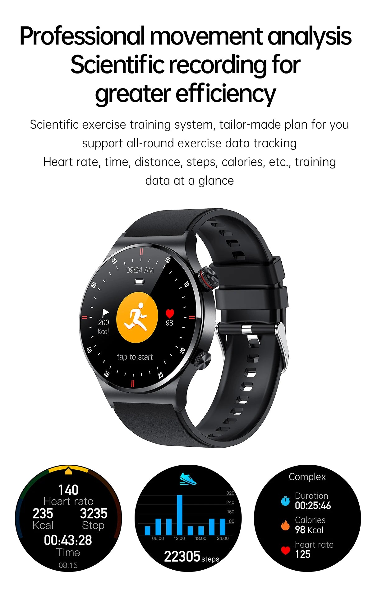 Luxury Smart Watches for Men | 2025 NFC BT Call Fitness Watch ⌚