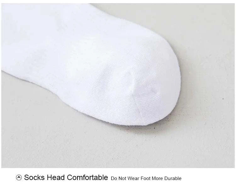 Shop All I Want SHOP ALL I WANT 🧦 5 Pairs Men’s Cotton Socks – Soft, Breathable, New Style for All Seasons, Plus Size 🌞❄️