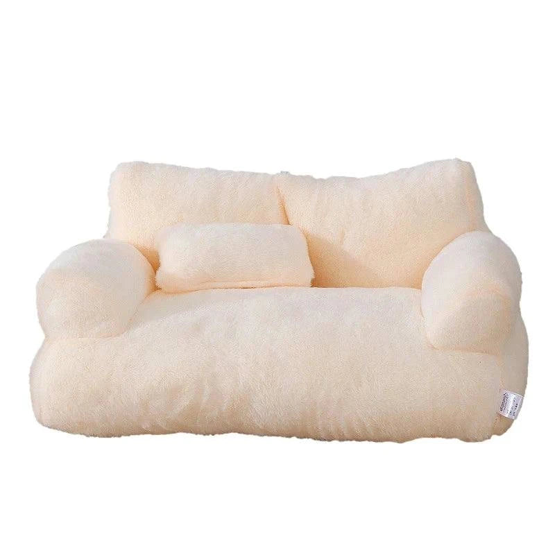 Shop All I Want Beige / 55x38x18cm SHOP ALL I WANT Luxury Winter Cat Bed 🐾❄️ #PetComfort