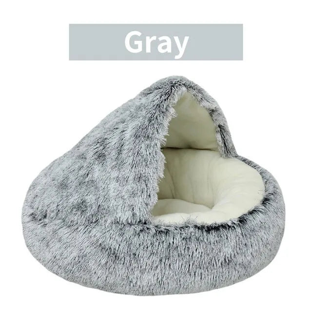 Soft Plush Round Cat or Dog Bed - Shop All I Want