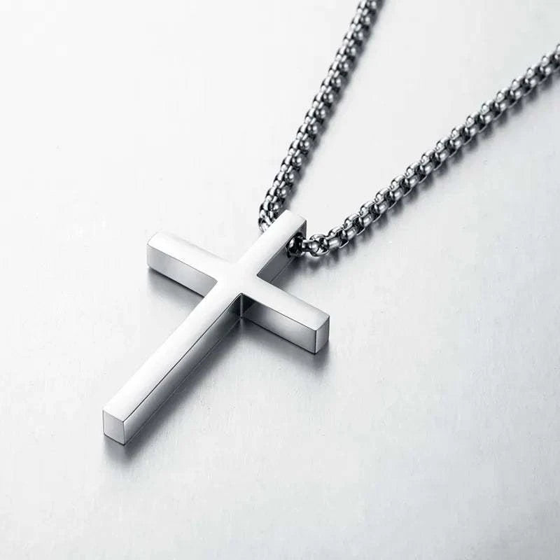 Shop All I Want SHOP ALL I WANT Stainless Steel Jesus Cross Necklace