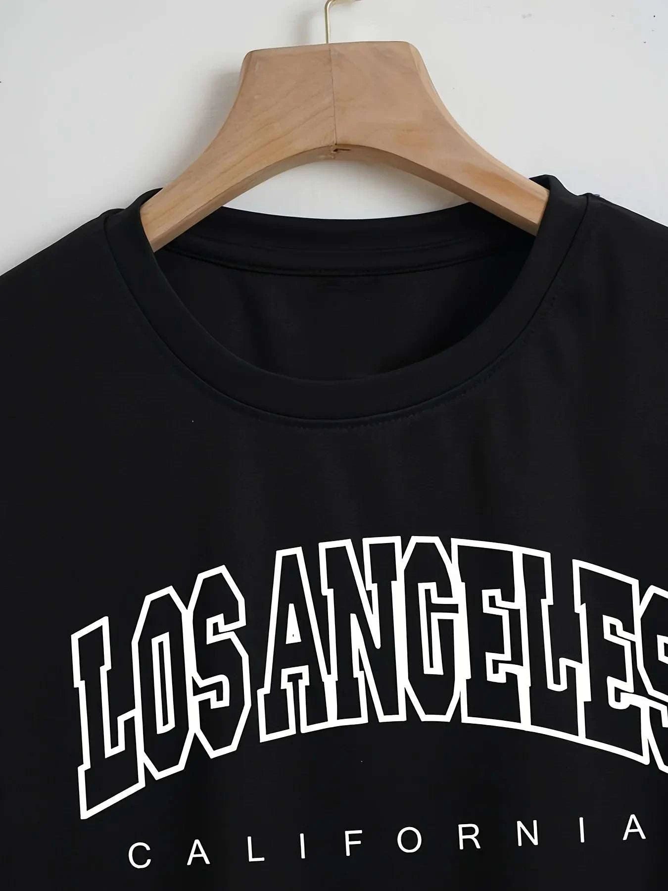 Shop All I Want SHOP ALL I WANT Casual Short Sleeve Los Angeles T-shirt