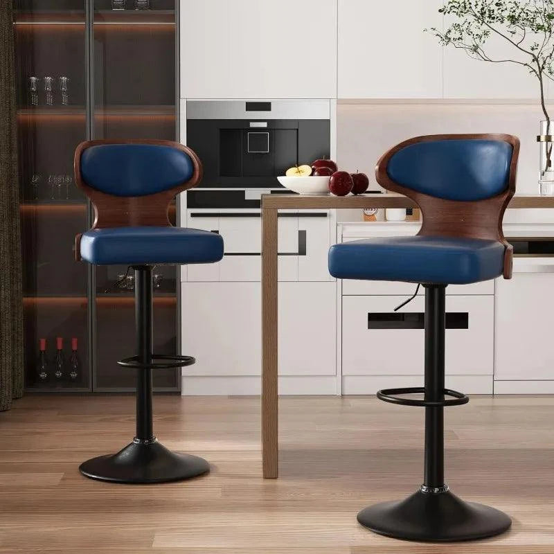 Bar Stools Set of 2, Adjustable Height 24.5-33.5IN, Bentwood Swivel wiAdd a touch of elegance and comfort to your home bar or kitchen with this stylish set of adjustable bar stools. Featuring a sleek bentwood design, each stool swivelsShop All I WantShop All I Want2, Adjustable Height 24