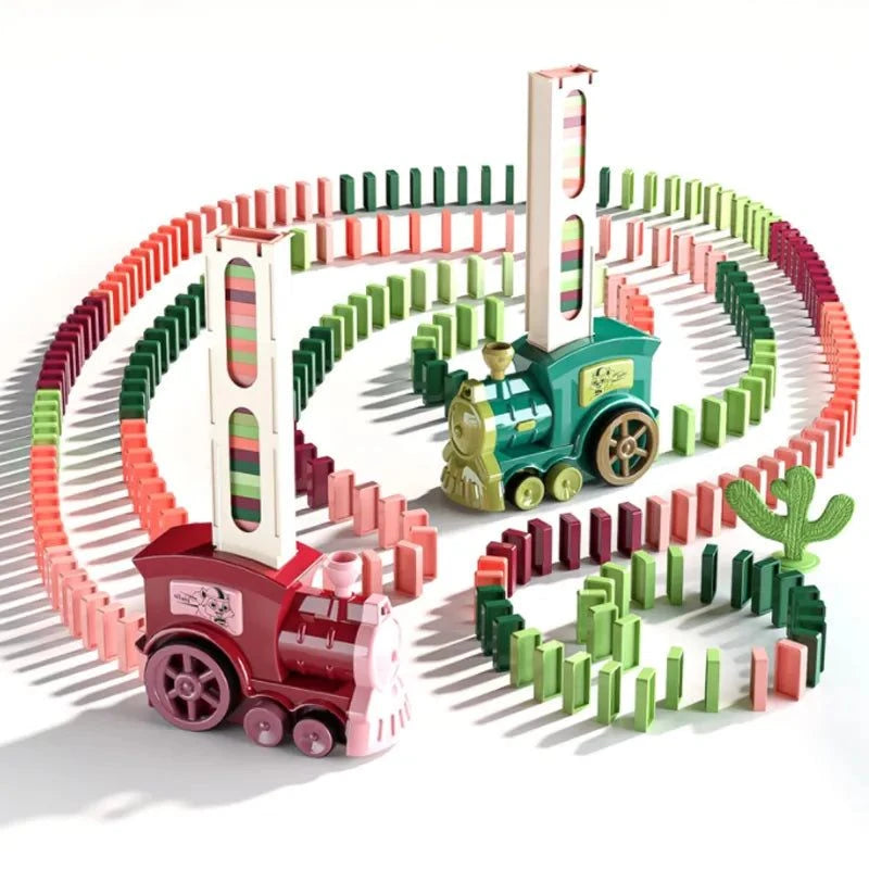 Shop All I Want SHOP ALL I WANT Domino Train Car Set: Educational Fun! 🚂🌈